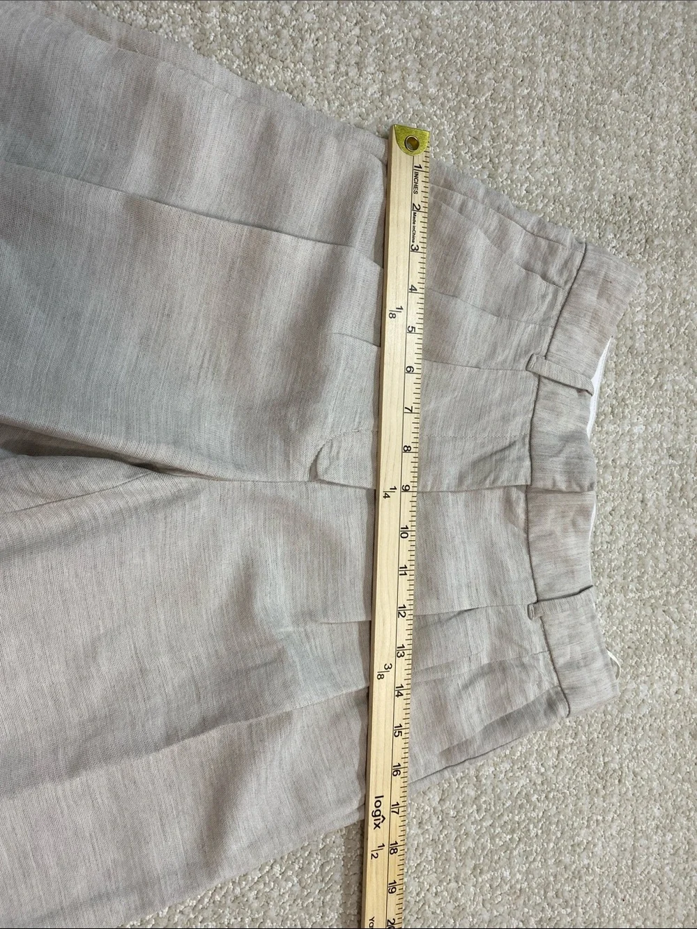 Wilfred Cropped High-Rise Wide-Leg Pants - Cream Size 2 Tencel Lyocell Linen
